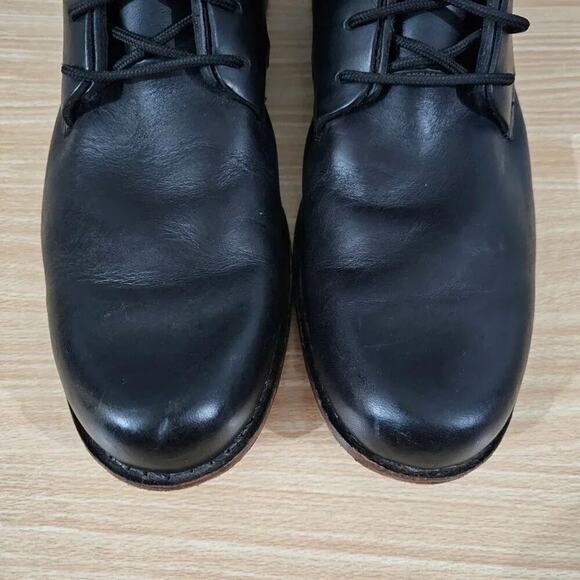 Timberland Boots 75531 Combat Moto Lace Up Mens Shoe Black Leather Size 13 - Picture 5 of 16